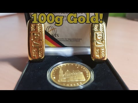 50g Goldbarren Unboxing!